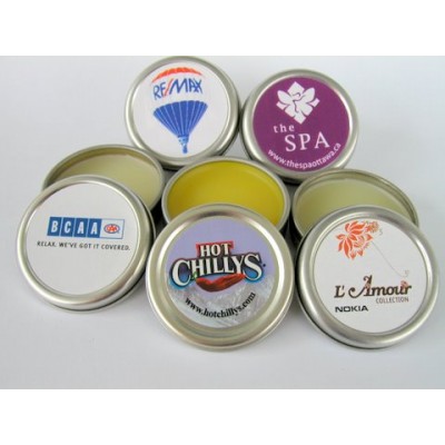 Premium Organic Beeswax Lip Balm Round Tins